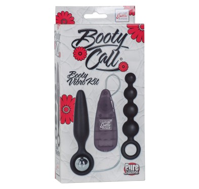 Plug/vibr-BOOTY CALL BOOTY VIBRO KIT BLACK